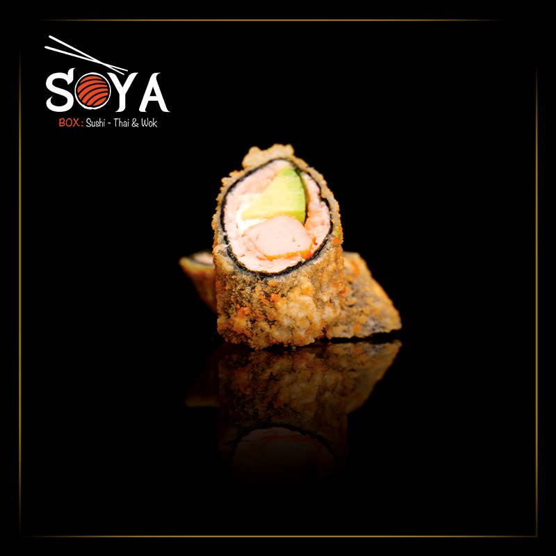 Salmon tempura